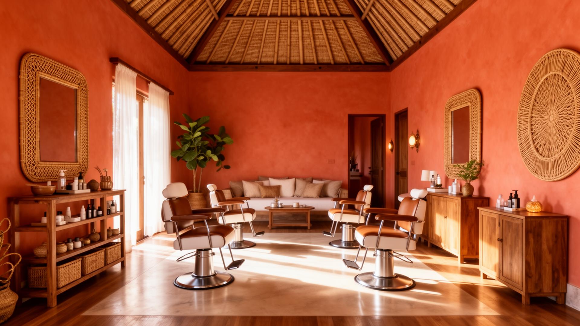 Inside the hair bar